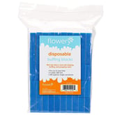 Flowery Disposable Buffing Blocks, 100 Pack