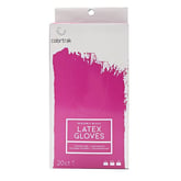 Colortrak Reusable Black Latex Gloves, 20 Pack