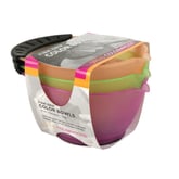 Spilo Color Mode Firm Grip Color Bowl, 3 Pack