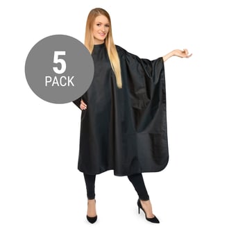 MBS Apparel Polyester All Purpose/Bleach Proof Cape, 5 Pack MBS Apparel Polyester All Purpose/Bleach Proof Cape, 5 Pack