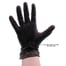 Colortrak Black Vinyl Gloves