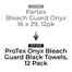 ProTex Onyx Bleach Guard Black Towels, 12 Pack