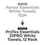ProTex Essentials 23PRO White Towels, 12 Pack