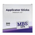 MBS Spa Applicator Sticks Medium 4.5”, 500 Pack