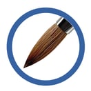 IBD Pro Oval Acrylic Brush