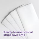 MBS Spa Non-Woven Strips 3" x 9", 500 Pack