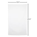 Fromm Studio Experience Softees Air Microfiber White Towels, 6 Pack