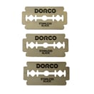Dorco ST-301 Stainless Steel Blades, 100 Box
