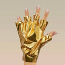 Voesh Imperial Gold Collagen Gloves, 1 Pair