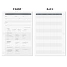 Diane Stylist Client Data Refills Cards, 80 Pack