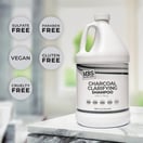 MBS Haircare Charcoal Clarifying Shampoo, Gallon (Duo Pack)