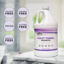 MBS Haircare Violet Toning Shampoo, Gallon