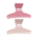 Diane Large Butterfly Clamps, 12 Pack (Pink)