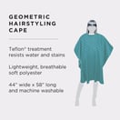 Fromm Apparel Studio Premium Geometric  Hairstyling Cape