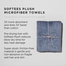 Fromm Studio Experience Softees Plush Microfiber Towels, 6 Pack