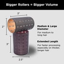 Fromm Style Artistry XL Aluminum Roller, 8 Pack