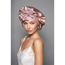 Diane Silky Satin Tie Bonnet Pink