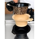 Colortrak Leopard Stackable Color Bowl, 3 Pack