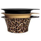 Colortrak Leopard Stackable Color Bowl, 3 Pack