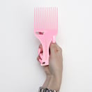 Cricket Ultra Smooth Coconut Pick Comb Pink