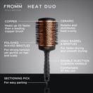 Fromm Style Artistry Heat Duo Copper Round Brush