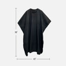 Betty Dain Black Jaguar Bleachproof All Purpose Cape
