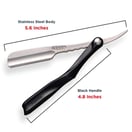 Jatai International Artist Club Black SS Folding Handle Razor