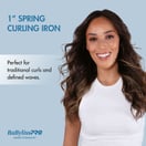 BaBylissPRO Nano Titanium Spring Curling Iron 1"
