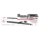Olivia Garden 1" Titanium + Ion Curling Iron (Extra Long Barrel) + Brush