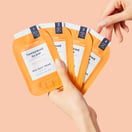 Voesh Tangerine Glow Pedi in a Box Deluxe (4 Step Kit)