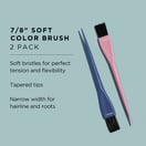 Fromm Color Studio Soft Tint Brush 7/8", 2 Pack