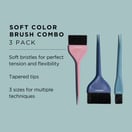 Fromm Color Studio Soft Tint Brush, 3 Pack Combo