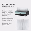 Fromm Color Studio Pop-Up Silver Foil 9" x 10.75", 500 Sheets