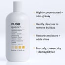 Rusk Quench Intense Hydration Shampoo, 10 oz
