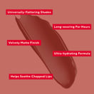 Mirabella Luxe Advanced Formula Matte Lip Gloss, 5.9 ml