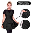 Betty Dain Noir Chic Bleach Proof Apron