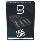 L3VEL3 Hair Croc Clips, 4 Pieces