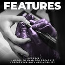 L3VEL3 Nitrile Pearl Lavender Gloves, 100 Pack