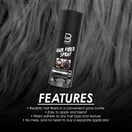 L3VEL3 Black Hair Fiber Spray, 4.4 oz