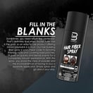 L3VEL3 Black Hair Fiber Spray, 4.4 oz