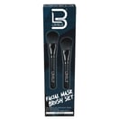 L3VEL3 Face Mask Brush Set, 2 Piece