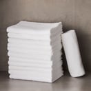 Diane Stain Resistant White Towels, 12 Pack