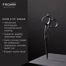 Fromm Shear Artistry Dare Black Shear 5.75"