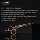 Fromm Shear Artistry Defy Gold 1-Piece Shear 5.75"