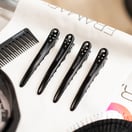 Framar Big Bite Clips Black, 4 Pack