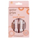 Framar Peach Please Gator Grips, 4 Pack Limited Edition