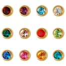 Studex Assorted Birthstones, 12 Pack