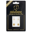 Studex Gold Plated Bezel Set Pearl