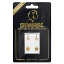 Studex Gold Plated Bezel Set Rock Crystal