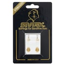 Studex Gold Plated Tiffany Set Earrings, Regular Pearl